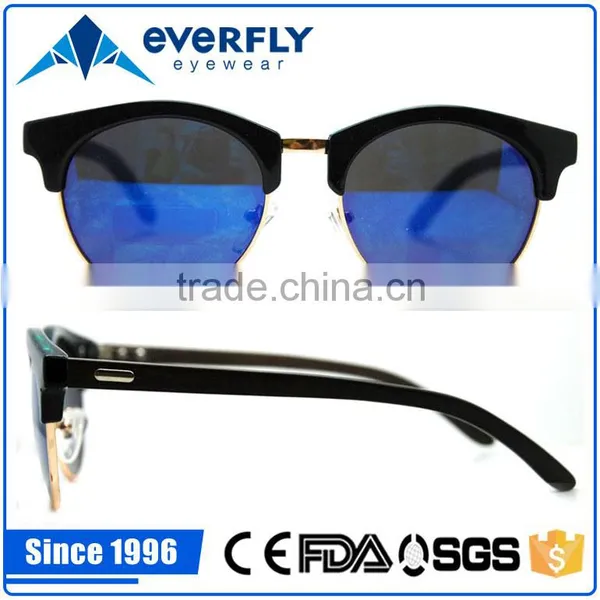 Natural, Bamboo , Sunglasses With Shiny Color Printing, Spring Hinge, Polarized Lens Quality Choice