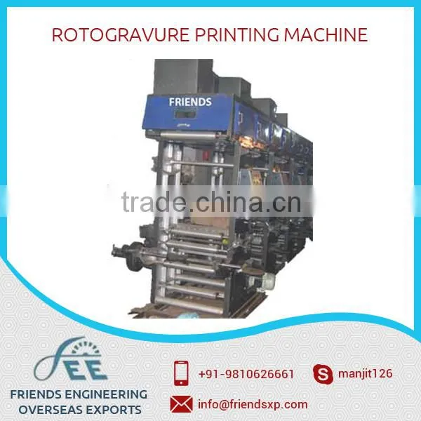 Best Selling Rotogravure Printing Machine From Top Ranked Supplier