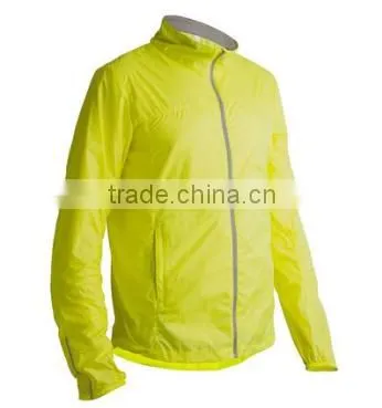 Mens Outwear Suntan-proof Wear UV-protection Wear Breathable Windbreaker Yellow