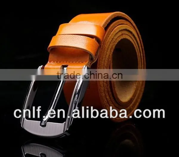 Leather Belt Strap With Needlepoint Belt Buckle Wholesale