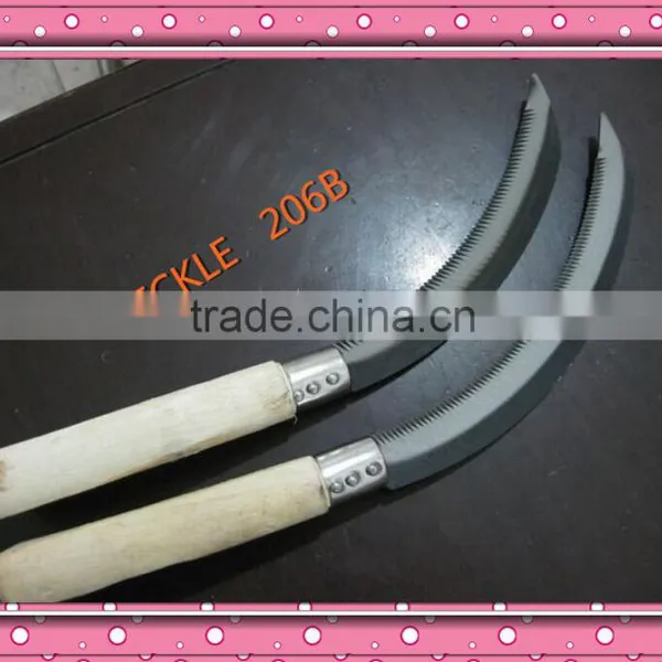 Agriculture Harvest Steel Grass Farming Sickle 206B