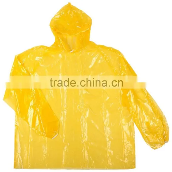 PE Ponchos Raincoat