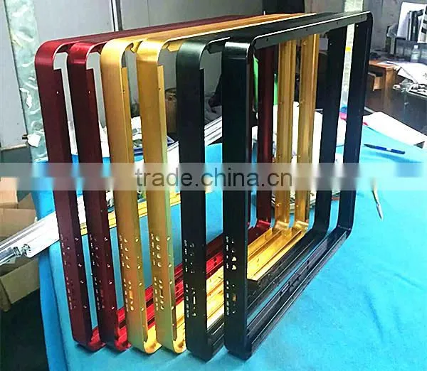 Aluminum TV Frame Panasonicc/anodized Brushing Aluminium Picture Frames Factory/ 6000 Series Aluminum Extrusion Frame photo-5