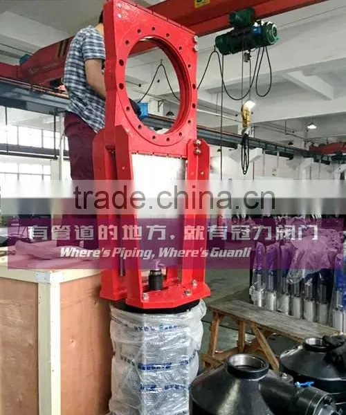 Soft Seat Pneumatic Slurry Knife Gate Valve photo-3