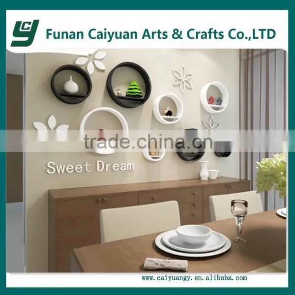 2014 Hot Sale Wooden Hone Decoratipon Mdf Decorative Wall Shelf