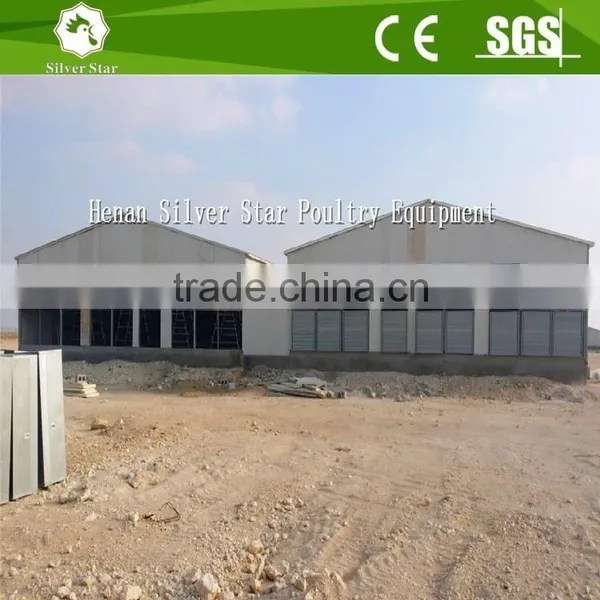 Poultry Farm Use Steel Structure for Battery Broiler Chicken Coop photo-3