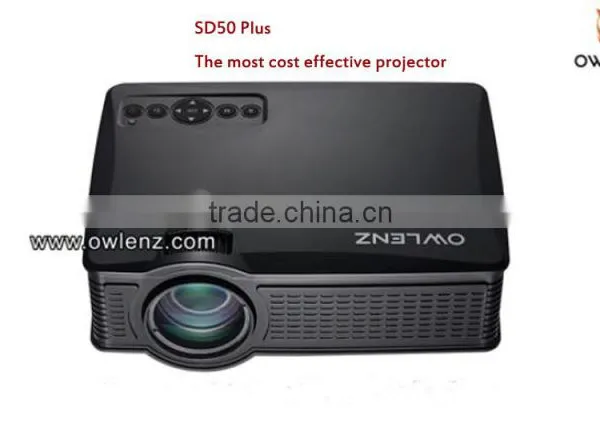 LCD Style and Portable Home Theater Projector Pico Beamer 1500 Lumens SD50 Plus photo-3