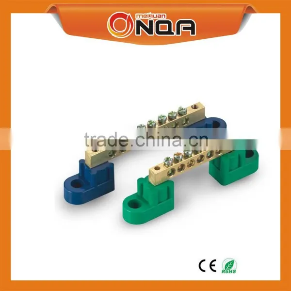 China Dinkle 0167-90 Brass Barrier Terminal Block/Copper Busbar