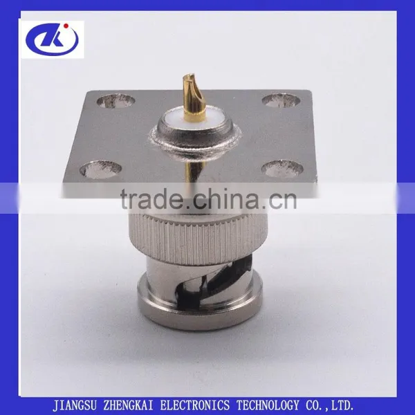 RF Coaxial BNC Male Flange Connector