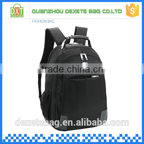 Customized Size Black Polyester Waterproof Laptop Notebook Backpack photo-3