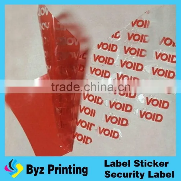Custom 6mm Round Destructible Calibration Void Stickers, Warranty Void if Broken Label, Self-destroying photo-2