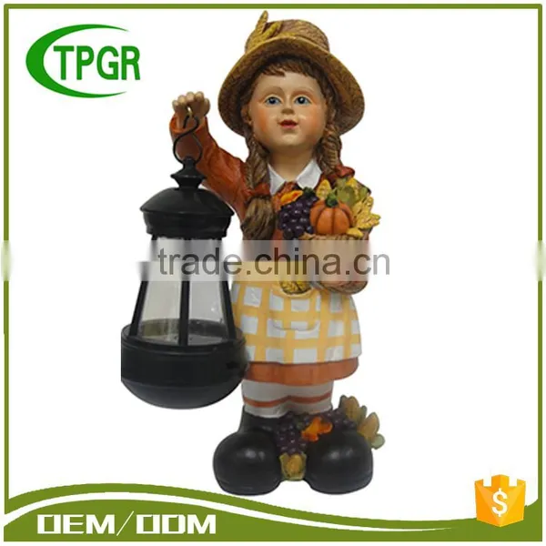 Deft Design Children Harvest Garden Light Lantern Outdoor Solar Sensor Light Solar Home Light