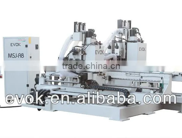 MSJ-A8 high-speed and full function wooden-door lock-hole and hinge boring machine