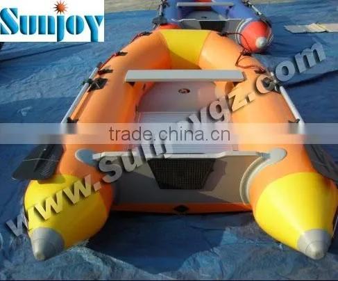 2016 The Release of the Fast Pace of Life Inflatable Water Motor Pontoon Boat photo-2