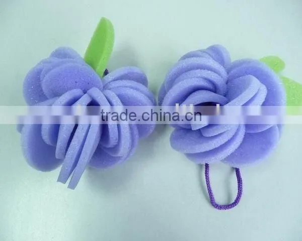 flower bath sponge