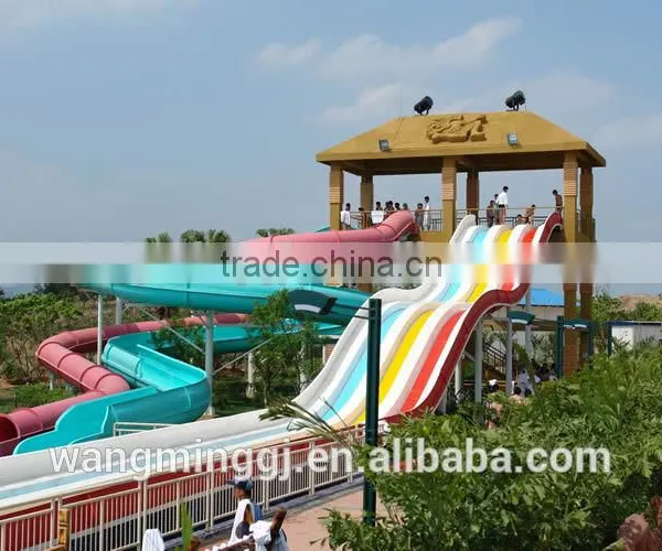 2016 Best Price Water Park Rainbow Racing Slide Giant Water Slide for Sale photo-5