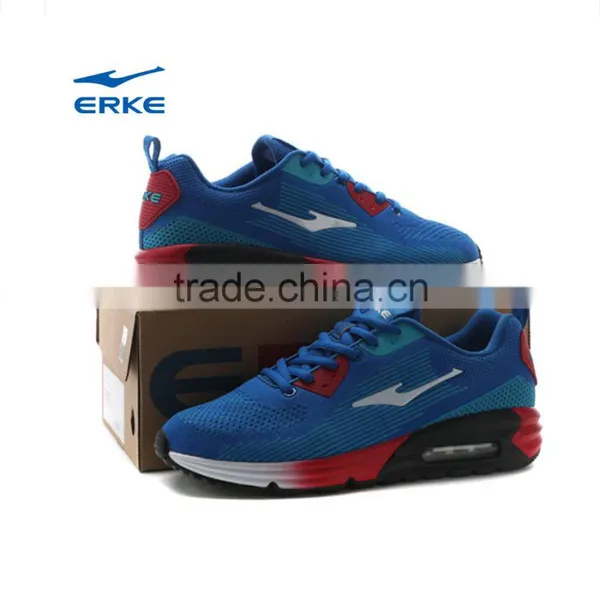 ERKE Knitted Breathable Mesh Upper Brand Mens Sports Shoes With Air Cushion photo-5