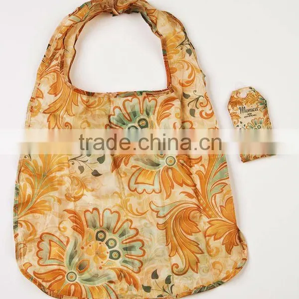 170T Suprior Quality Polyester Reusable Folding Shopping Bags photo-4