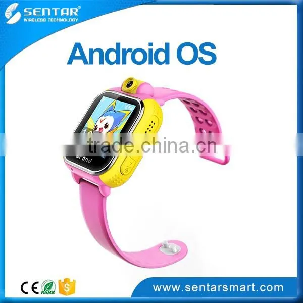 2016 CE/RoHS Wrist Phone For Kids GPS Tracker 3g GPS Phone Watch photo-2