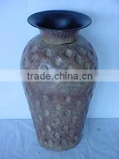 Long Shape Iron Vase