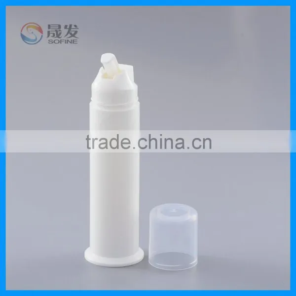 Transparent Color 100g Empty Plastic Airless Pump Toothpaste Bottle photo-3