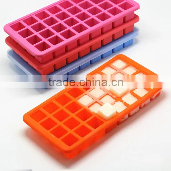 28 Cavity Silicone Ice Cube Tray Silicon Baby Food Storage Silicone Tray