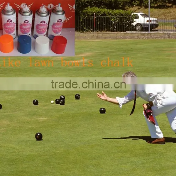 Lawn bowl chalk spray washable marker
