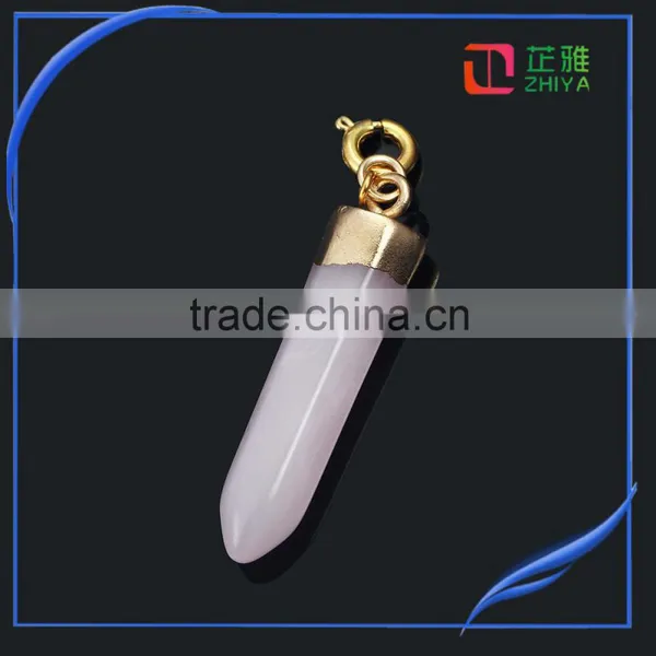 Wholesale Gold Plated Multicolor Druzy Stone Pendant photo-2