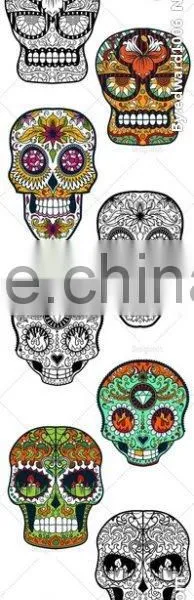 Exported Wholesale Body Fashion Water Skull Temporary Tattoo Sticker photo-3