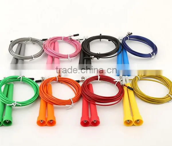 wholesale Handles Steel Wire Jumping rope led Skipping Ropes with counter 3m-13m Fitness machine