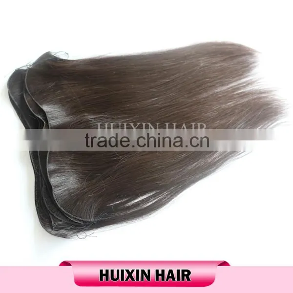 100% Mongolian Hair Human Hair Weaving, Top Quality Hand Tied Weft photo-3