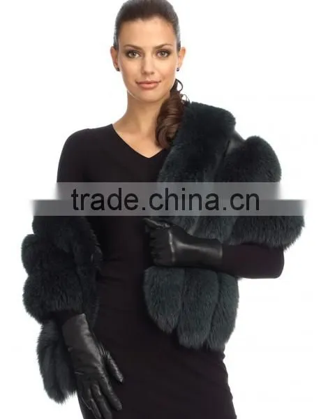 2015 Wholesale Ladies Fox Fur Cape photo-3