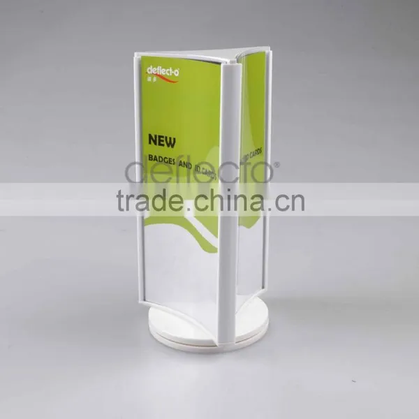 3 Sides Rotating Sign Holder/beverage List- 1/3 A4 White