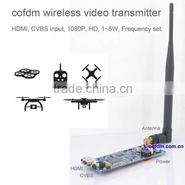 COFDM HD Wireless Video Transmitter sd Card Video Recorder photo-3
