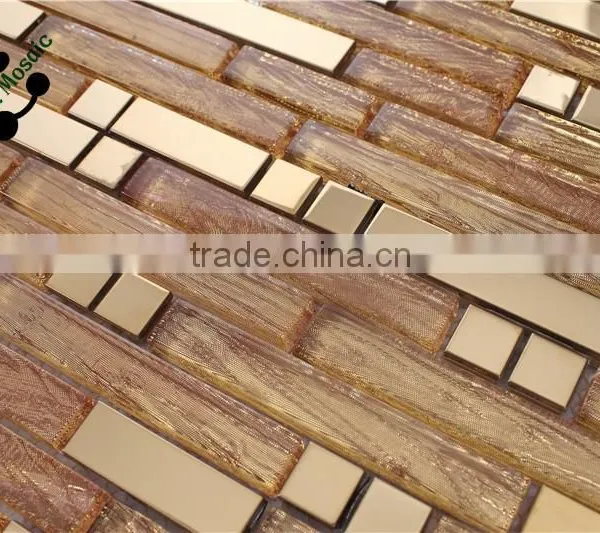 SMJ01 Amerian Market Mosaic Laminated Glass Mosaic Art Surface Mosaic