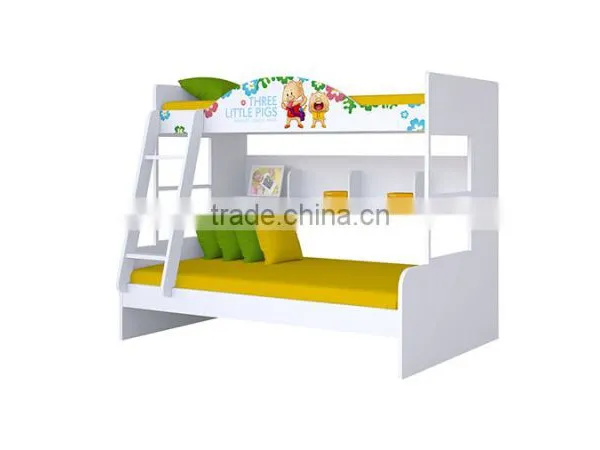 Factory Supply Newest Design MDF Material Kids Bunk Bed photo-3