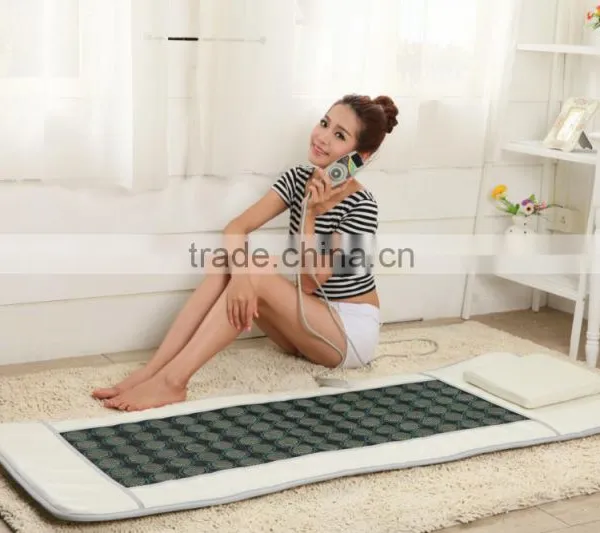 Factory Direct Hot Selling Far Infrared Sauna Jade Pad Heating Massage Bed S-118 photo-2