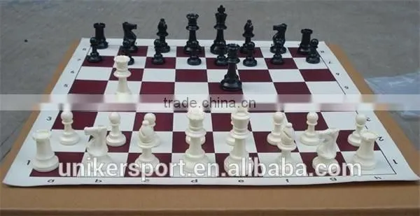 Chess&checker Game Type International Chess Set PVC Chess photo-2