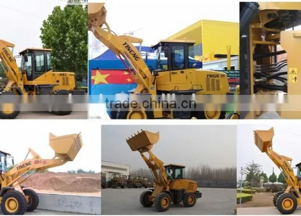 Hot Sale CE Provided 2 Ton Front Wheel Loader YN926 Adopt YTO Engine photo-3