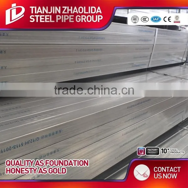 EN10219 Square Rectangular Galvanized Steel Pipe for Greenhouse With Price per Ton photo-4