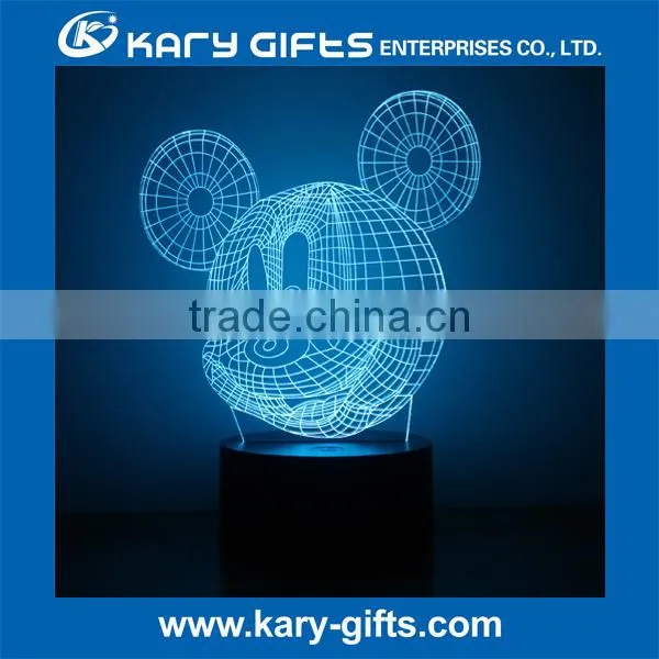 LED Night Light 3D Illusion Table Lighting Lamp photo-3
