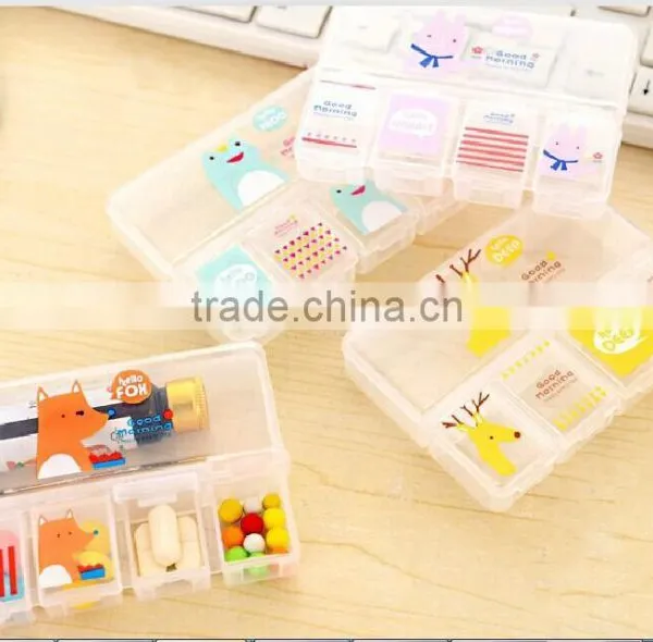 Q1097 Creative Home Fashion Plastic Pill Box photo-2