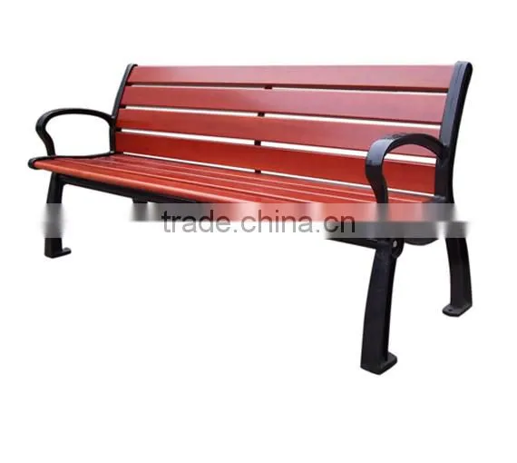 Wooden Cast Iron Park Bench photo-2