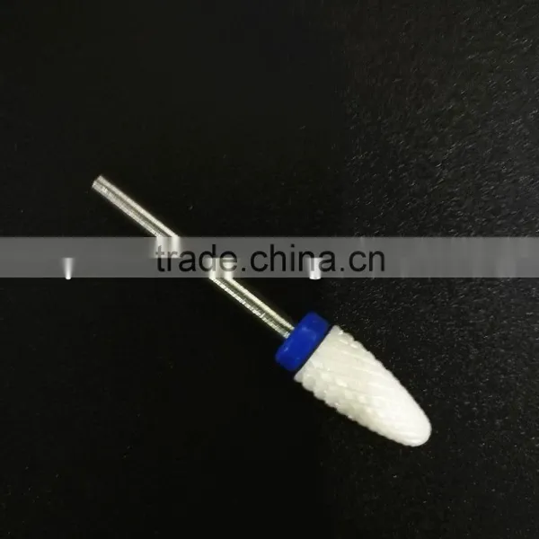Shank Diameter 2.3mm Medium Type Ceramic Burr For Nail 1 Piece Huaxing Flame Head Huaxing Head Diameter photo-3