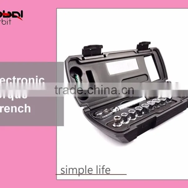 Hardware 1-85Nm 3/8 Inch Reversible Drive Ratchet LCD Display Digital Electronic Torque Wrench photo-6