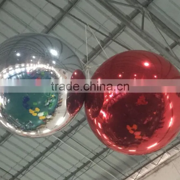 Hot Sale PVC Inflatable Crystal Ball Inflatable Silver Mirror Ball for Sale photo-5