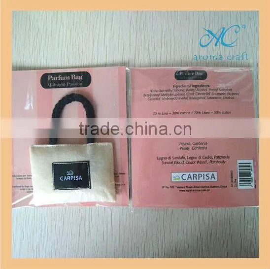 2015 Eco Friendly Home Air Freshener Cotton Material Embroidery Lavender Bag Aroma Hanging Sachets photo-2