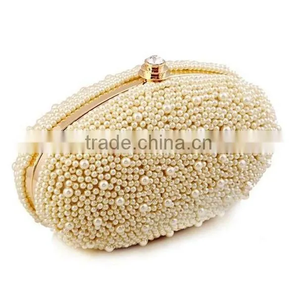 Minaudiere Bag Mother of Pearl Evening Clutch Case photo-3