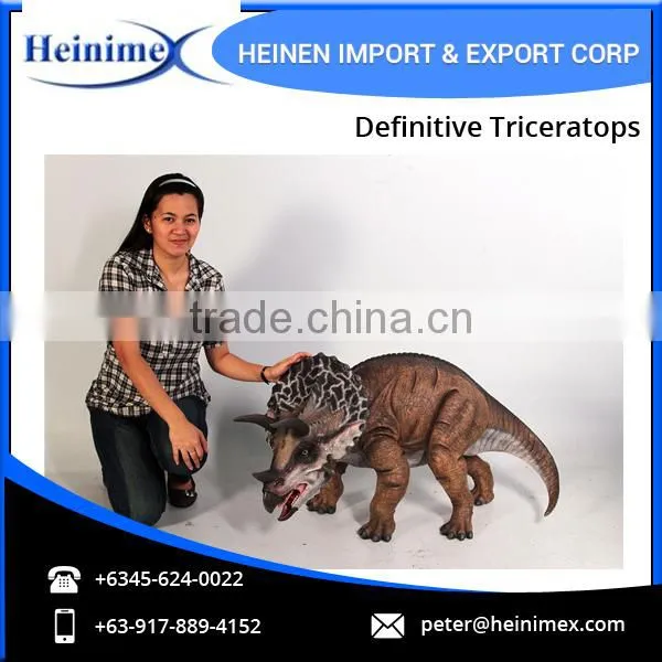High Quality Amusement Park Equipment Animated Definitve Triceratops photo-3