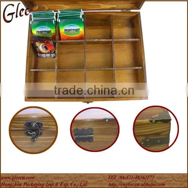 Antique Empty Wooden Coffee Box Gift Boxes photo-4